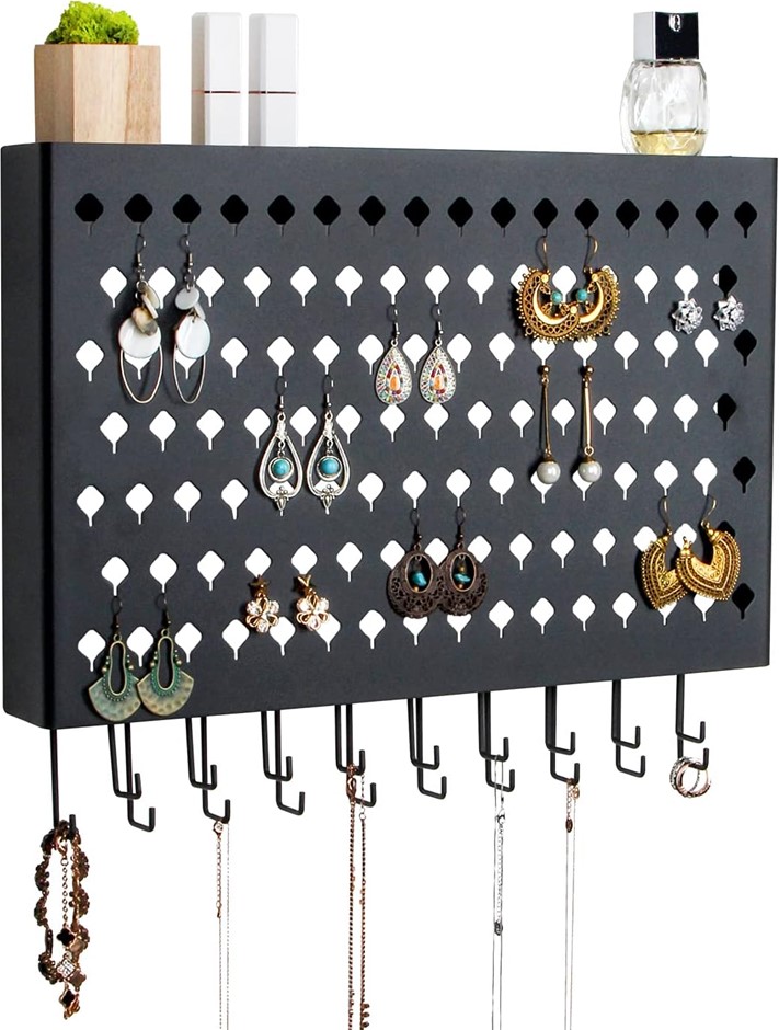 JackCubeDesign Wall Mount Earring Jewelry Hanger Organizer Holder Necklace