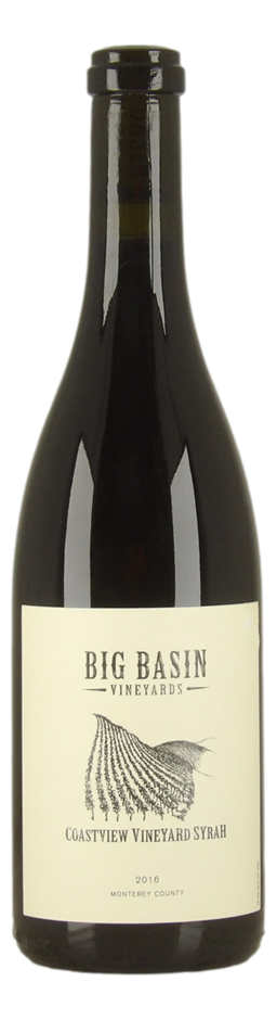 Big Basin Coastview Vineyard Syrah 2016 (1x 750mL), California.