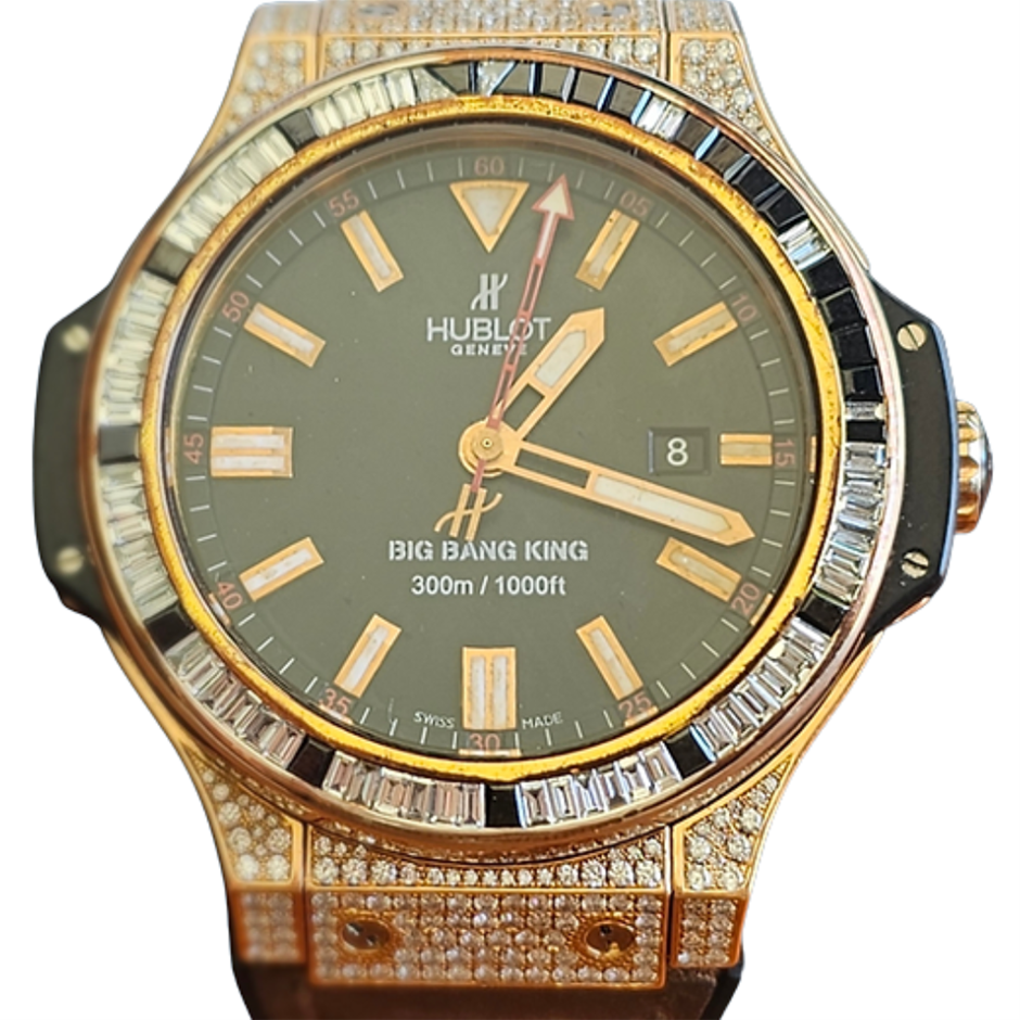 Hublot Big Bang King 48mm 322.PX.100 18K Rose Gold CUSTOM Diamond BXO