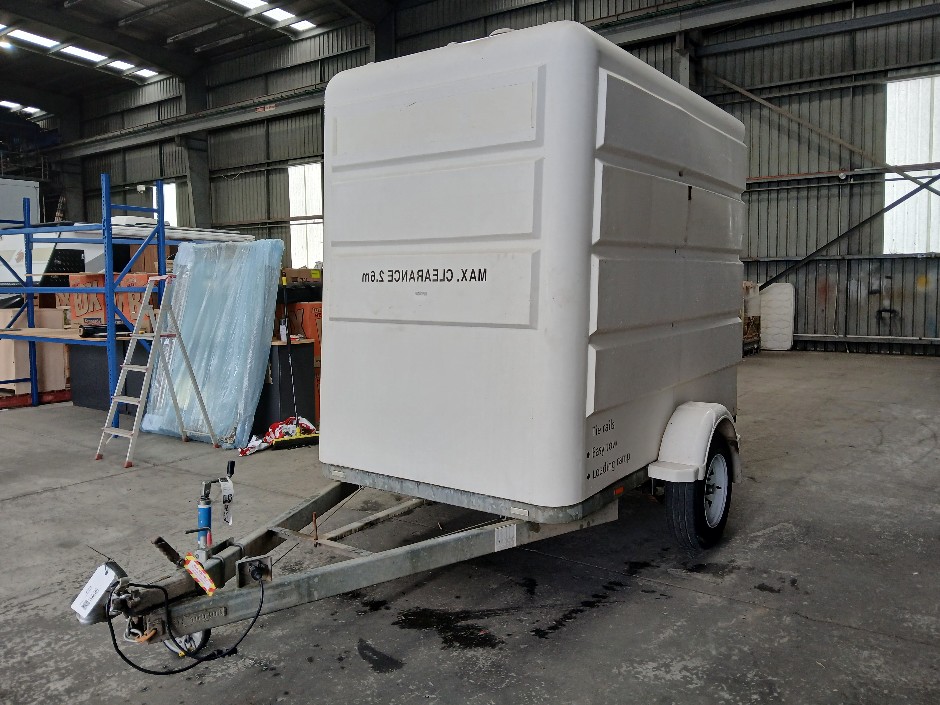 <p>2012 AD Engineering  Single Axle Enclosed Medium Trailer</p>