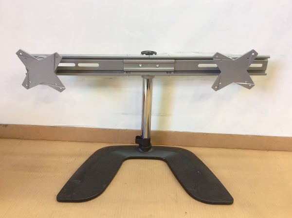 Unknown Brand Dual-Monitor Desk Stand