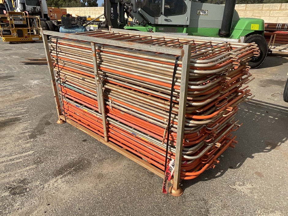 <p>Crate of Temporary Fencing</p>