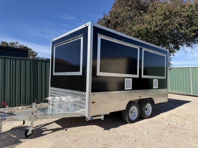 540 Food Trailer Dual Axle - Black (2026 - Unused)