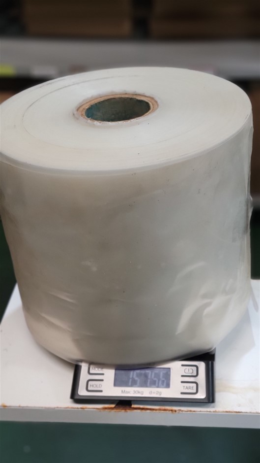 250mm Wide 100µm 15.7kg Roll Clear Lay Flat Poly Tubing