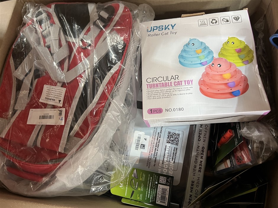 Assorted Pet Products. NB: Photo as is. Some Not in Original Packaging, Som