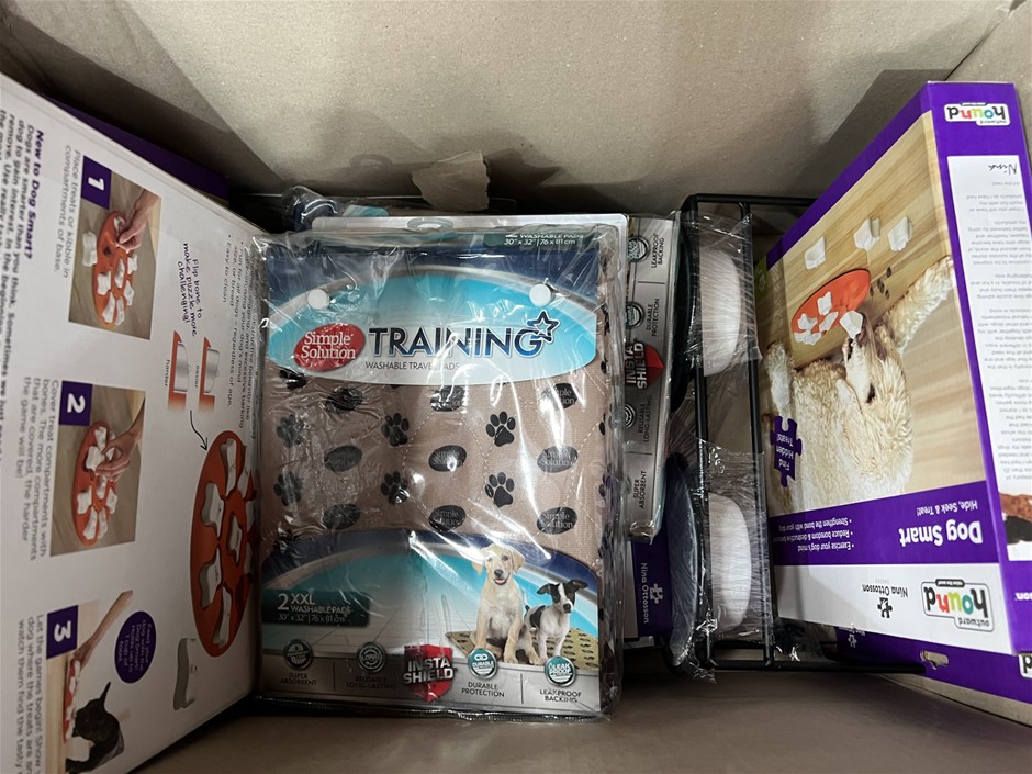 6 x Assorted Dog Products. NB: Photo as is. Some Not in Original Packaging,
