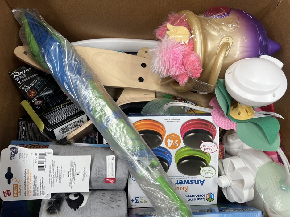 9 x Assorted Kids Toys. NB: Photo as is. Some Not in Original Packaging, So