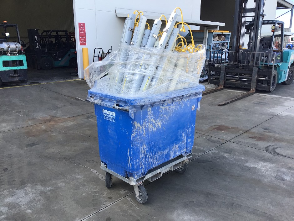 Quantity Of Electrical Lights And Site Bin