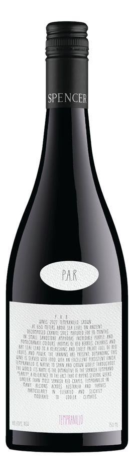 P.A.R Tempranillo 2022 (12x 750mL) Hilltops