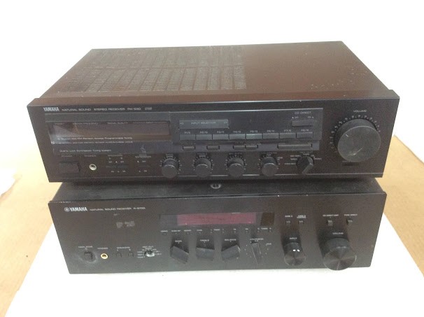 Yamaha RX-530 & R-S700 Natural Sound Stereo Receivers (Lot of 2)