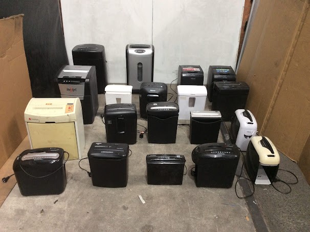 Rexel/Fellowes Mixed Brand and Model Paper Shredder