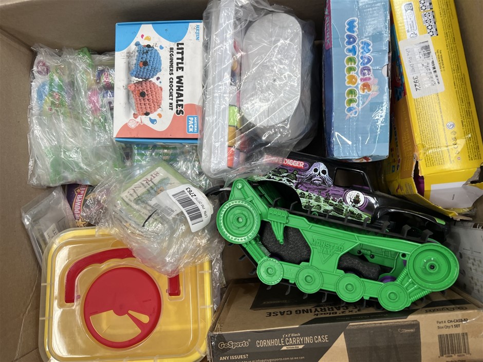 8 x Assorted Kids Toys. NB: Photo as is. Some Not in Original Packaging, So