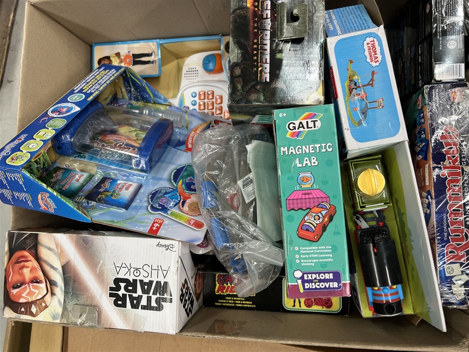 9 x Assorted Kids Toys. NB: Photo as is. Some Not in Original Packaging, So