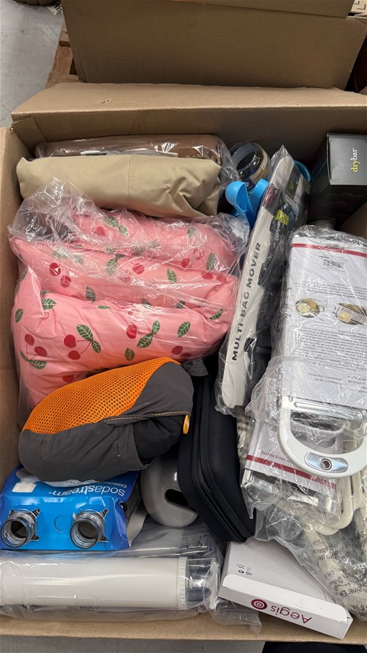 Assorted Box of Household Items incl: Aegis, Sodastream, Spaetzel and more.