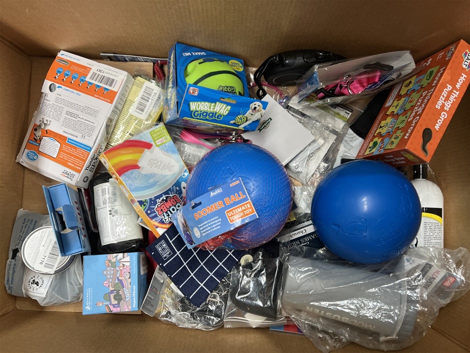 Assorted Pet Products. NB: Photo as is. Some Not in Original Packaging, Som