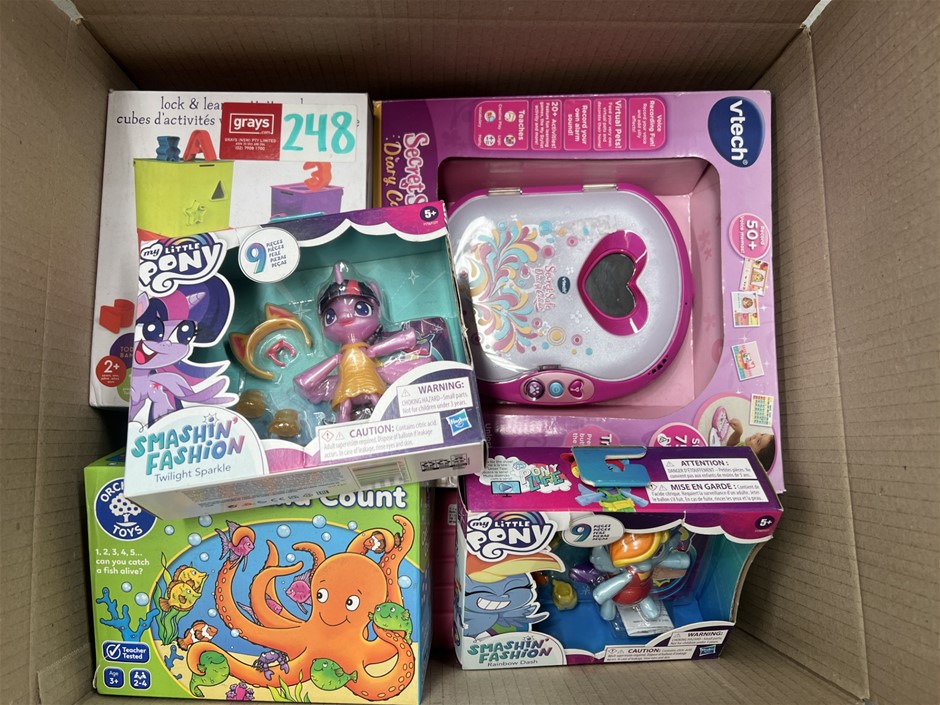 5 x Assorted Kids Toys. NB: Photo as is. Some Not in Original Packaging, So