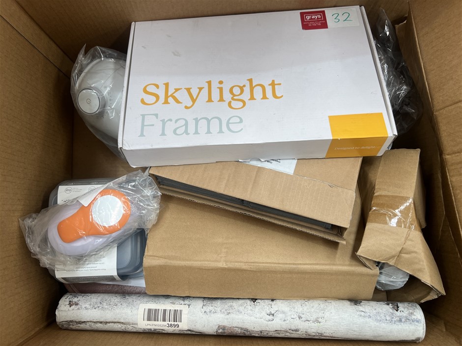 8 x Assorted Homeware Products. NB: Photo as is. Some Not in Original Packa