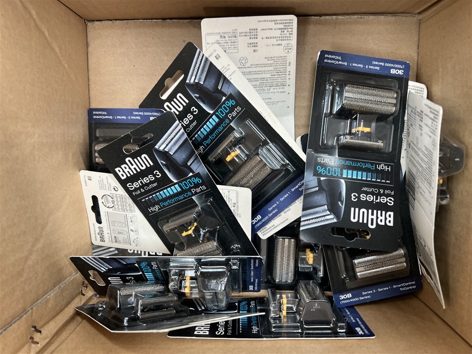 Assorted BRAUN Shaving Parts.