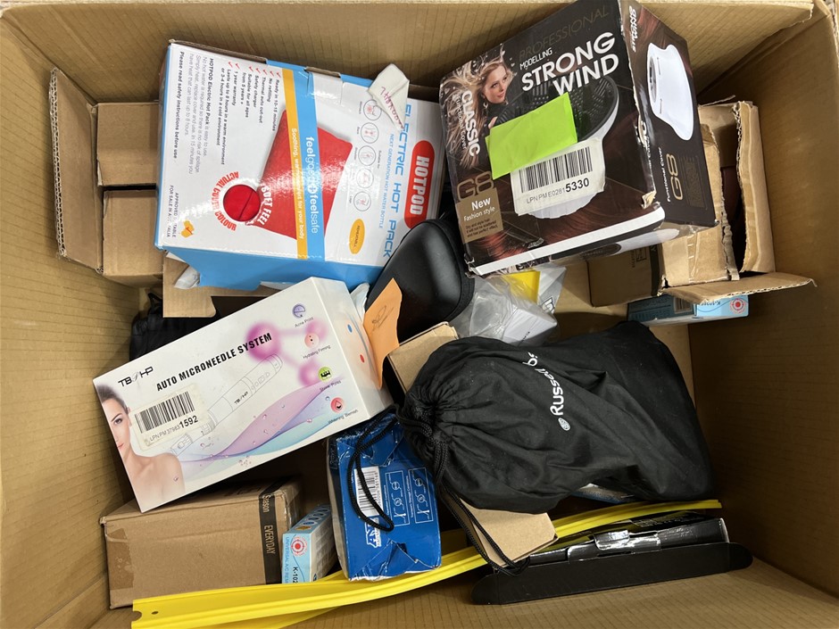 Assorted Small Appliance Products. NB: Photo as is. Some Not in Original Pa