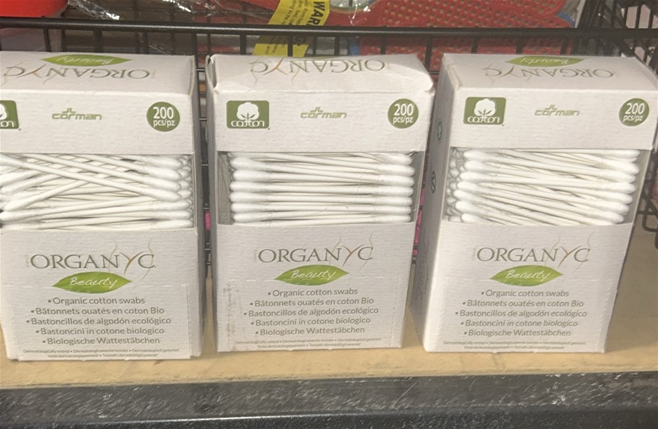 3x ORGANYC Cotton Swabs Packs