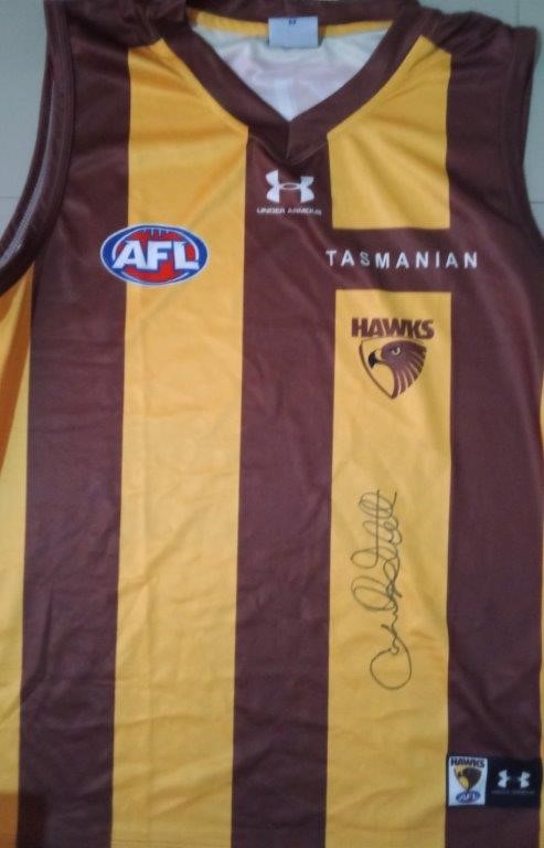 JASON DUNSTALL SIGNED HAWTHORN GUERNSEY