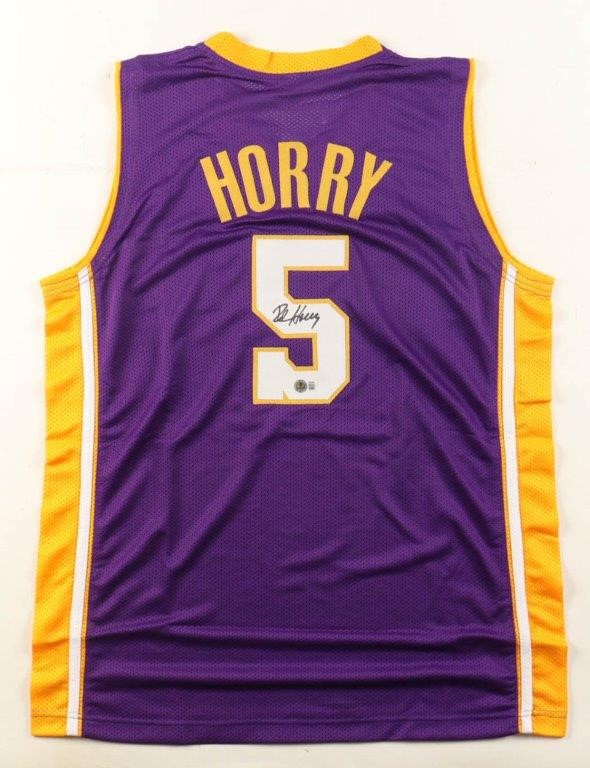 7 TIMES NBA GREAT ROBERT HORRY SIGNED JERSEY