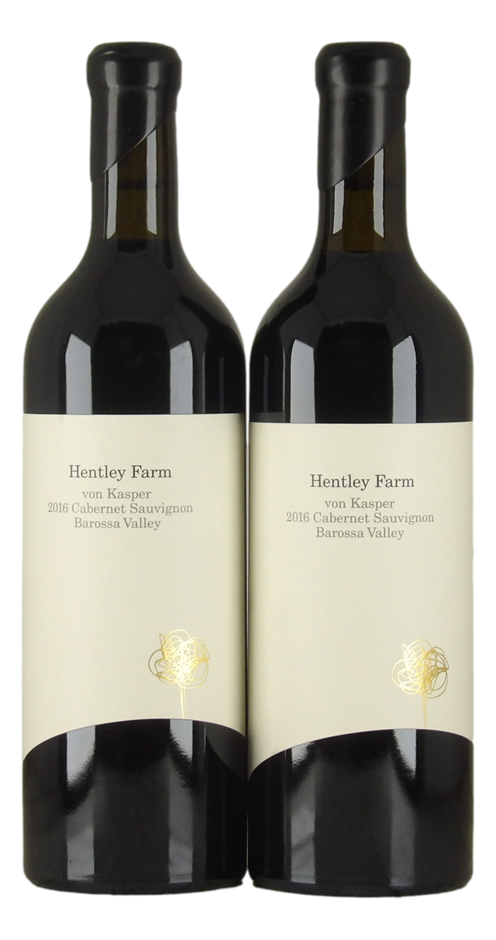 Hentley Farm von Kasper Cabernet Sauvignon 2016 (2x 750mL), Barossa Valley