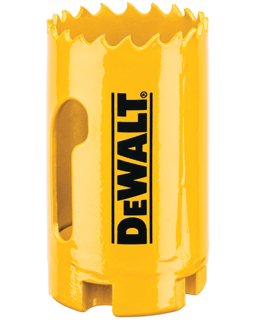 2 x DeWALT 33mm Bi-Metal Hole Saws.