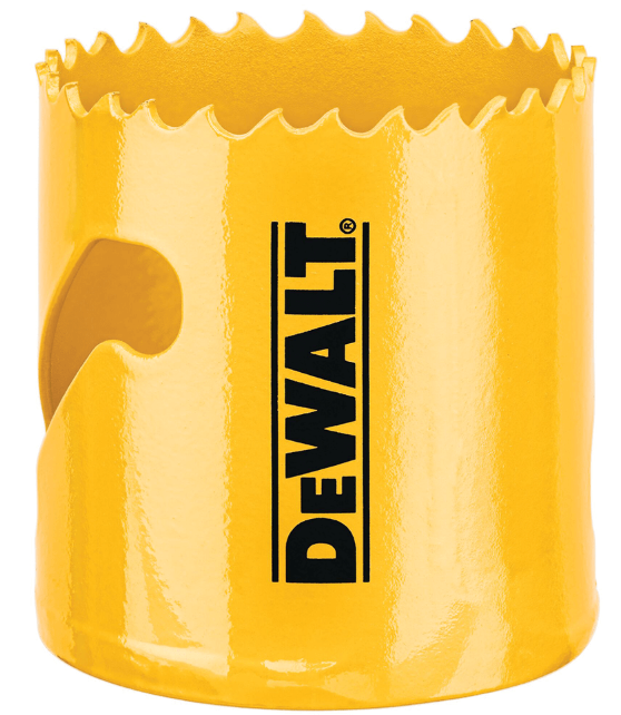 2 x DeWALT 46mm Bi-Metal Hole Saws.