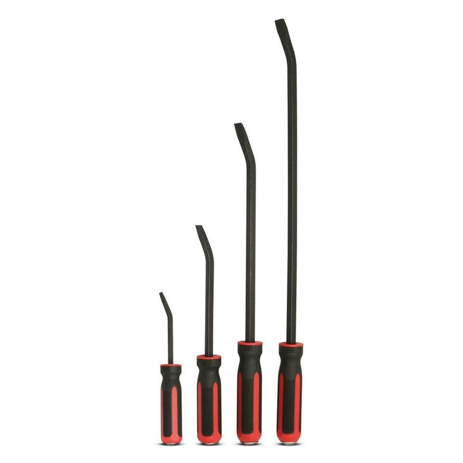 SIDCHROME 4pc Pry Bar Set: 200mm, 300mm, 460mm & 610mm.