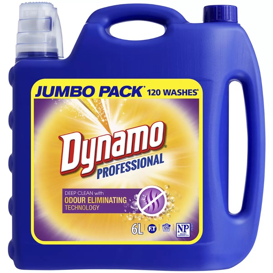 DYNAMO Professional Odour Eliminating Laundry Liquid, 6L.