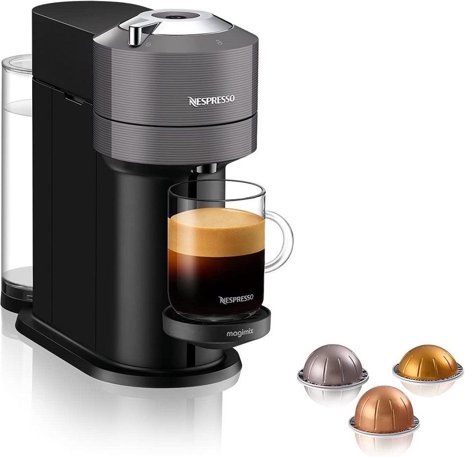 NESPRESSO Vertuo Next 11707 Coffee Machine, Dark Grey.