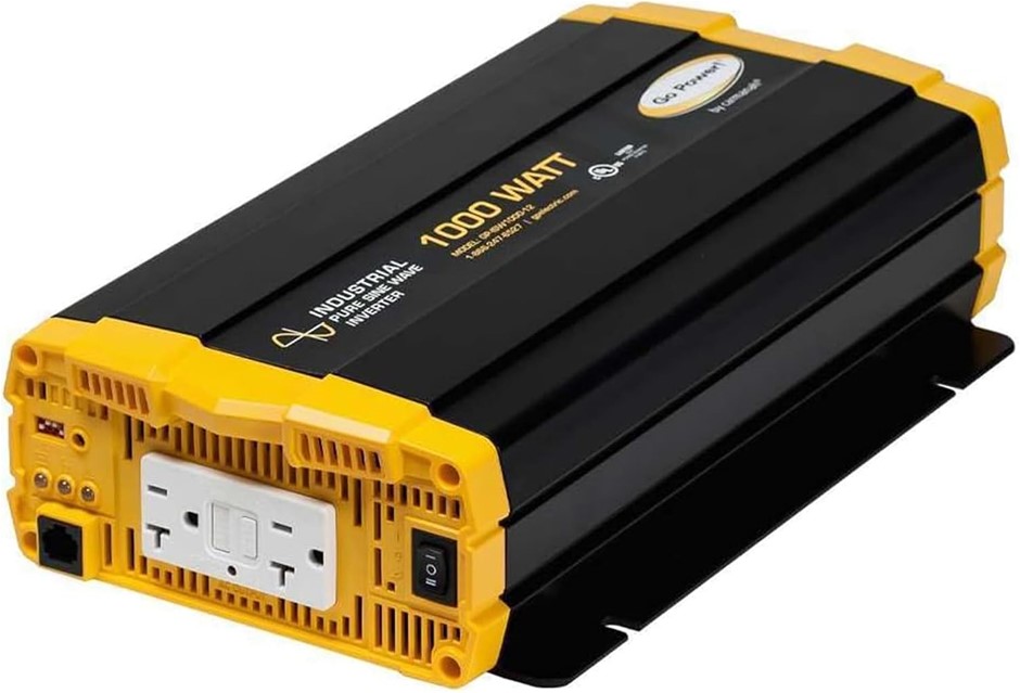 GO POWER GP-ISW1000-12 Industrial Pure Sine Wave Inverter - 1000 Watt / 12V