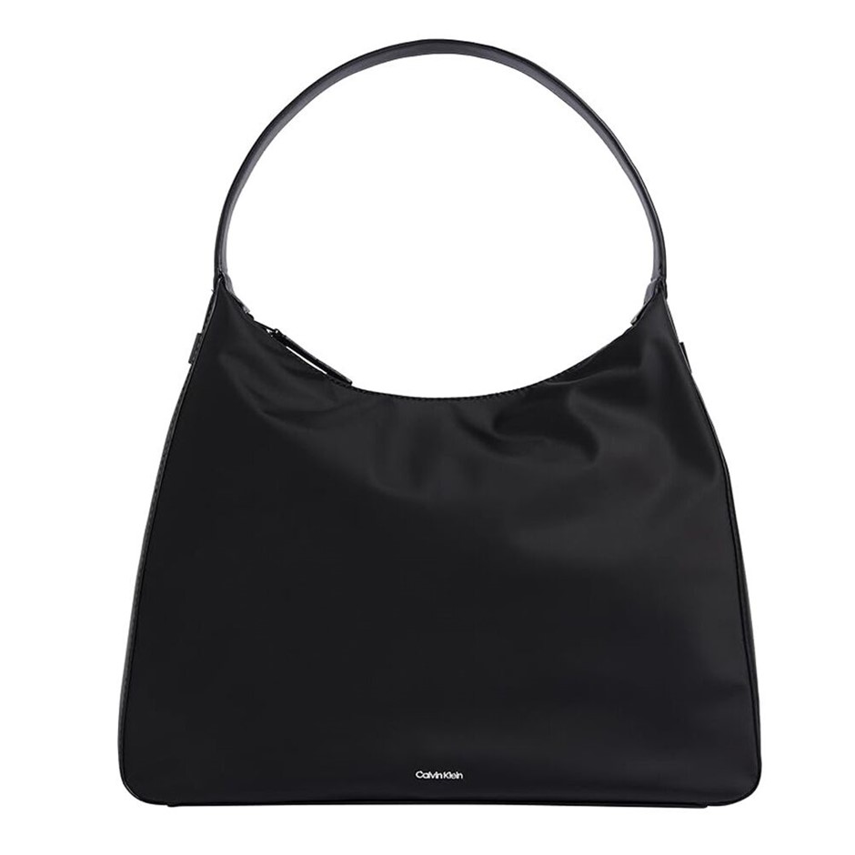 CALVIN KLEIN Women's Sense Medium Shopper Shoulder Bag, Black.