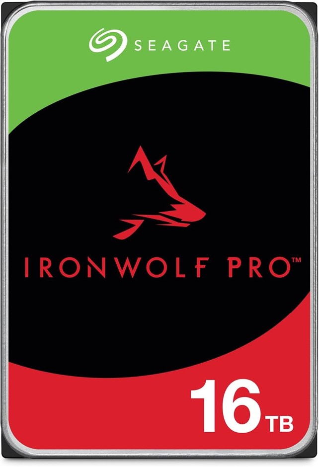 Seagate IronWolf Pro 16TB NAS Internal Hard Drive HDD 3.5" 7200RPM CMR 256M