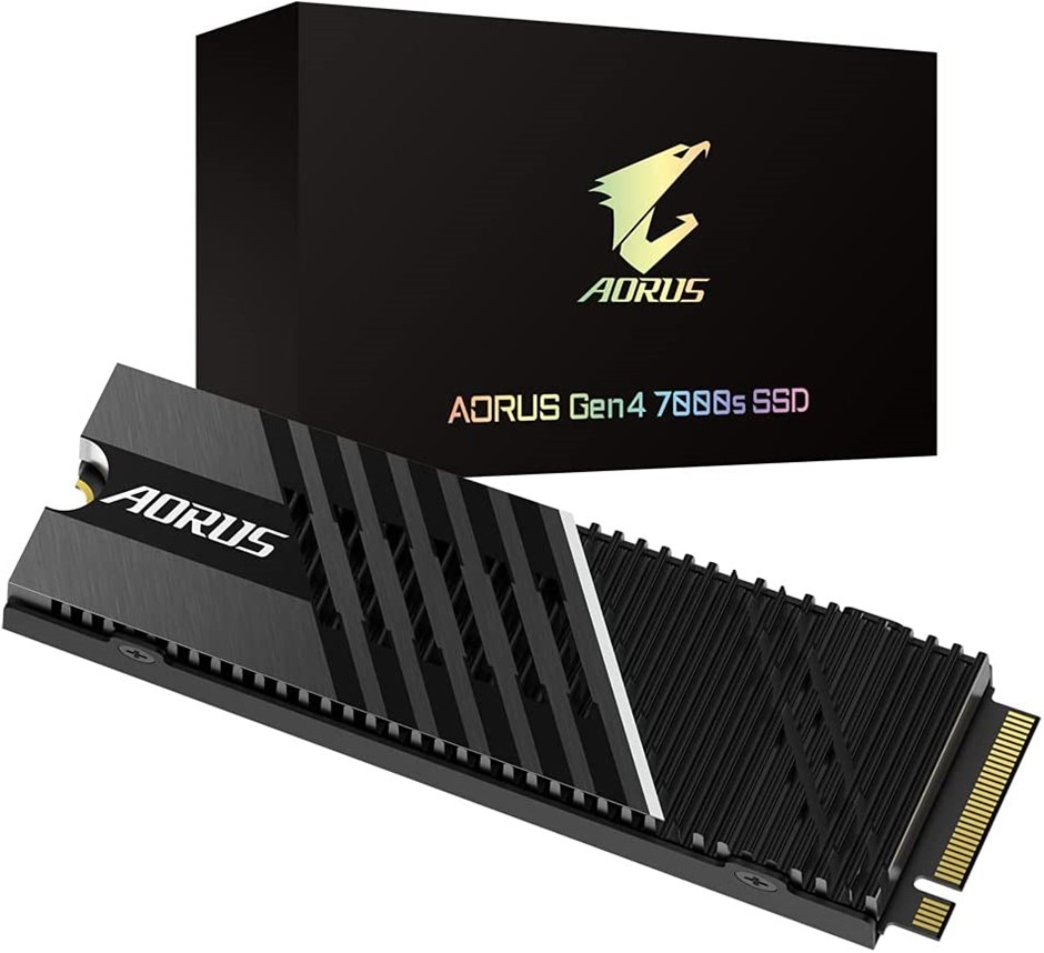 AORUS1TB 7000s M.2 Solid State Drive GP-AG70S1TB (PCIe Gen 4.0 x4/NVMe).