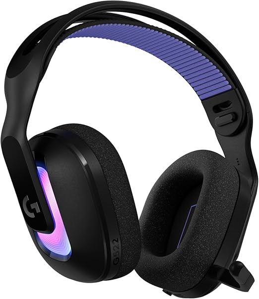 LOGITECH G522 Lightspeed Wireless Gaming Headset - Black. NB: Used. Not In