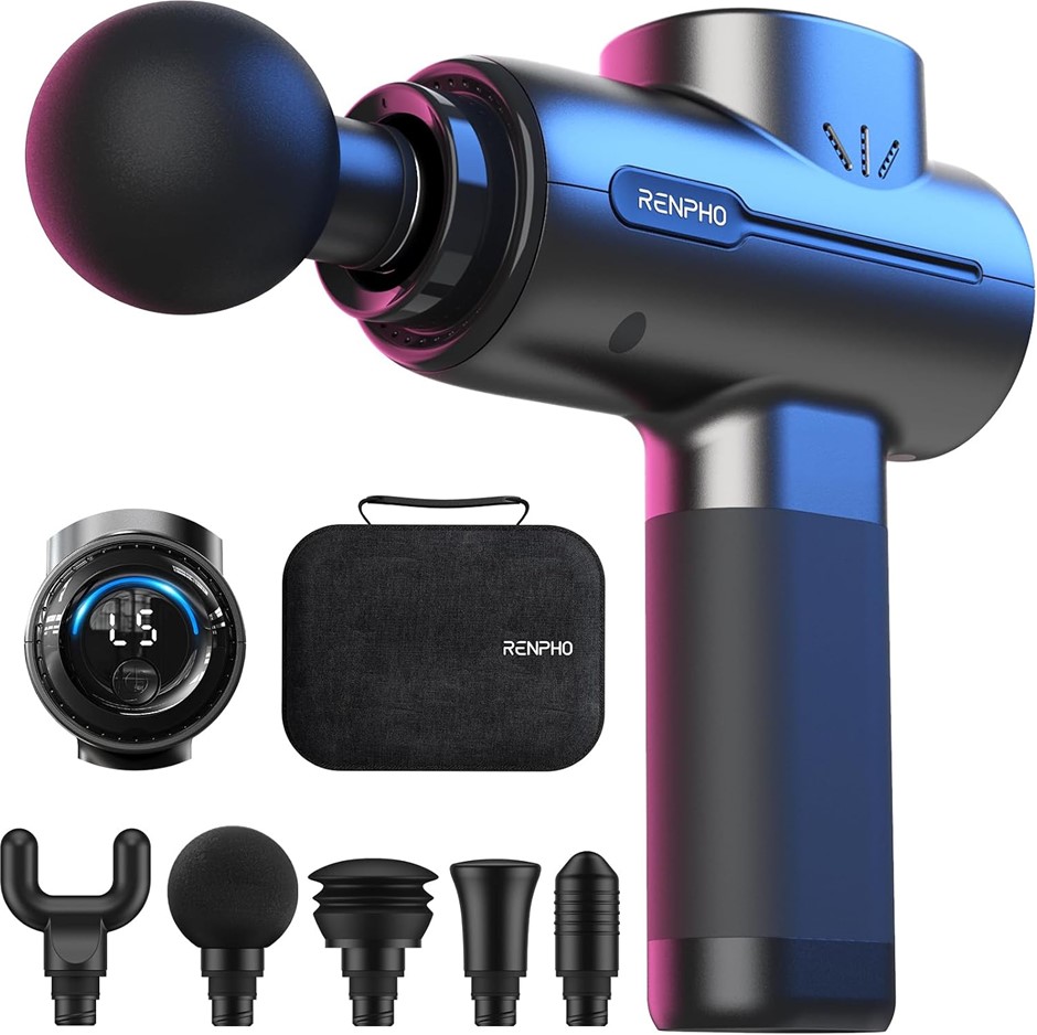 RENPHO Active Deep Tissue Massage Gun, 5 Speeds, 10mm Amplitude. NB: Not In