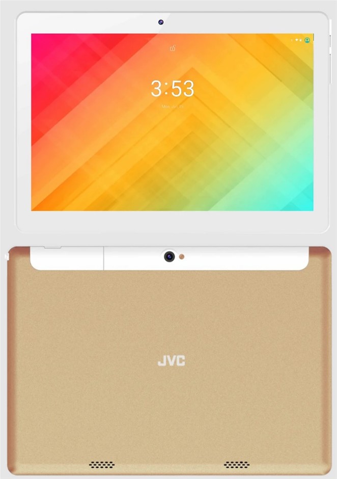 JVC 10.1" Android Powered 4G + WIFI Tablet - Gold AV-10NT310G NB: no charge