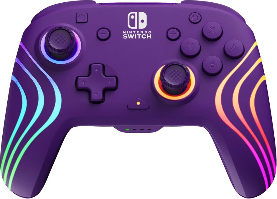 NINTENDO SWITCH Afterglow™ Wave Wireless Controller: Purple with Motion