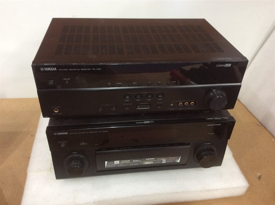 Yamaha RX-A3020 & RX-V367 AV Receivers (Lot of 2)