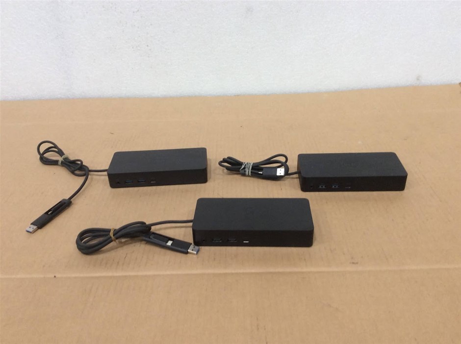 Dell D6000 Docking Station (Lot of 3)