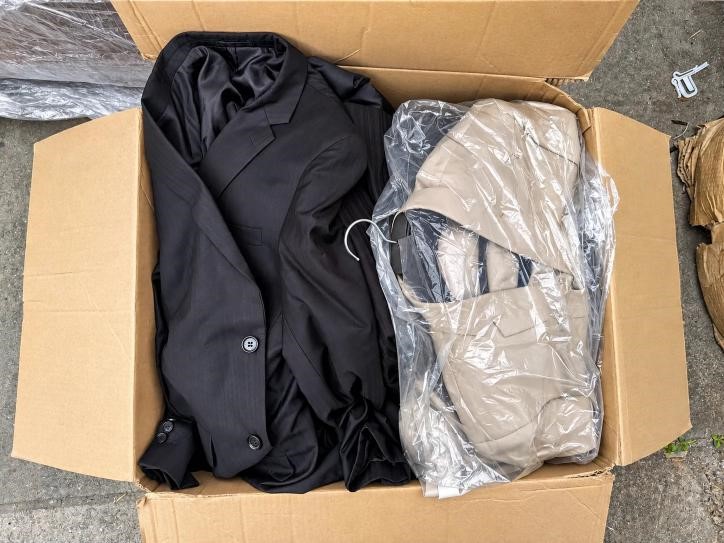 1 Box of Business Jackets, Black and Nude - perfect for resellers and bulk