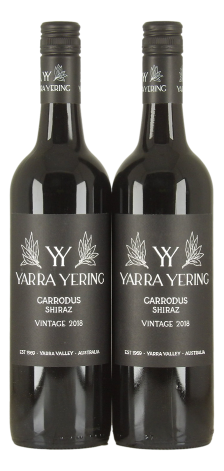 Yarra Yering Carrodus Shiraz 2018 (2x 750mL), Yarra Valley, Victoria