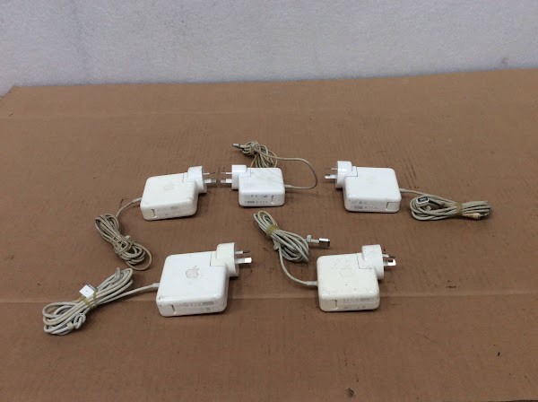 Apple MagSafe Mixed Model Power Adapter (Lot of 5)