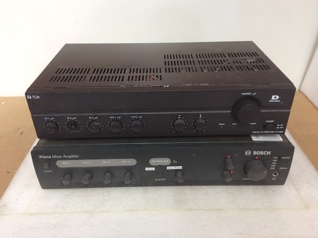 TOA A-2120D-AS 2CE Digital PA Amplifier&Bosch PLE-1MA120-EU Plena(Lot of 2)
