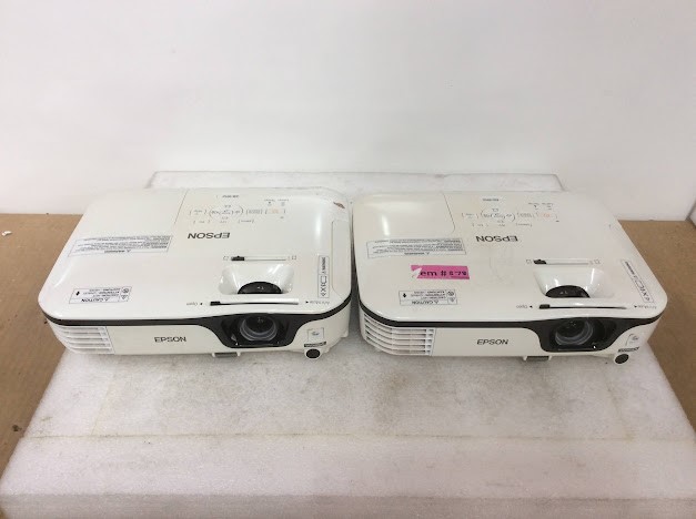 Epson EB-W12 LCD Projector (Lot of 2)
