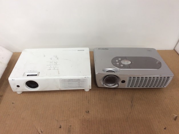 SANYO PLC-XU100&Optima AV-3618 Projector (Lot of 2)