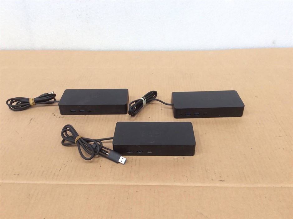 Dell D6000 Docking Station (Lot of 3)