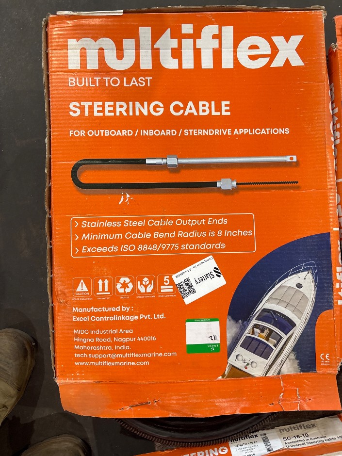 <p>Multiflex 12Ft Steering Cable</p>